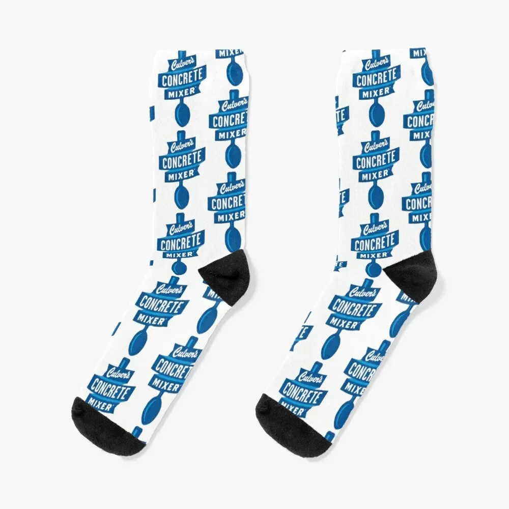 

Culver's Concrete Mixer Logo Socks summer compression Men's Socks Women's