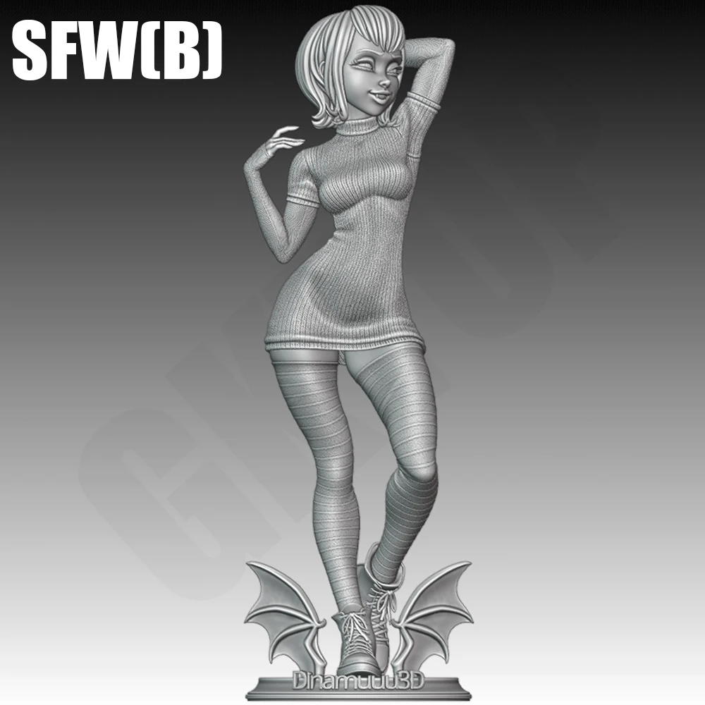 NSFW Belle Mavis – figurine en résine pour fille Sexy, jouet artisanal de collection, Statue de réduction Miniature non assemblée, Kit non peint, 1/24