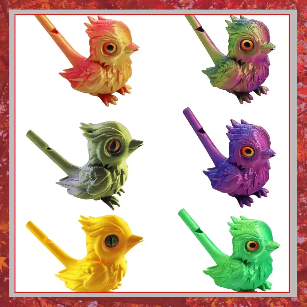 

6Pcs 3D Printed Birds Whistles PVC Realistic Animals Models Articulated Animal Figurines Collectible Gift for Bird Enthusiasts