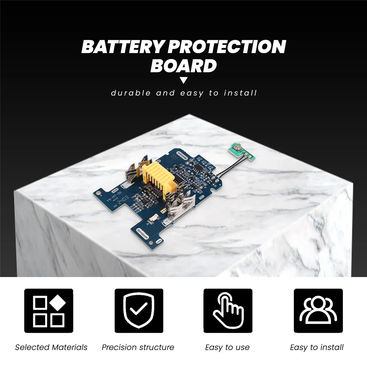 

ROO 10Pcs BL1830 Li-Ion Battery BMS PCB Charging Protection Board for Makita 18V Power Tool BL1815 BL1860 LXT400 Bl1850