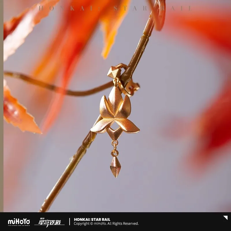 

Official Honkai: StarRail Danheng Drinking Moon Theme Lmpression Series Water Lotus Ear Clips miHoYo