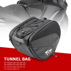 For HONDA ADV350 PCX 160 150 125 NMAX155 Motorcycle Scooter Tunnel Bag Waterproof Tank Travel Bag Luggage Tool Bag Console Bag
