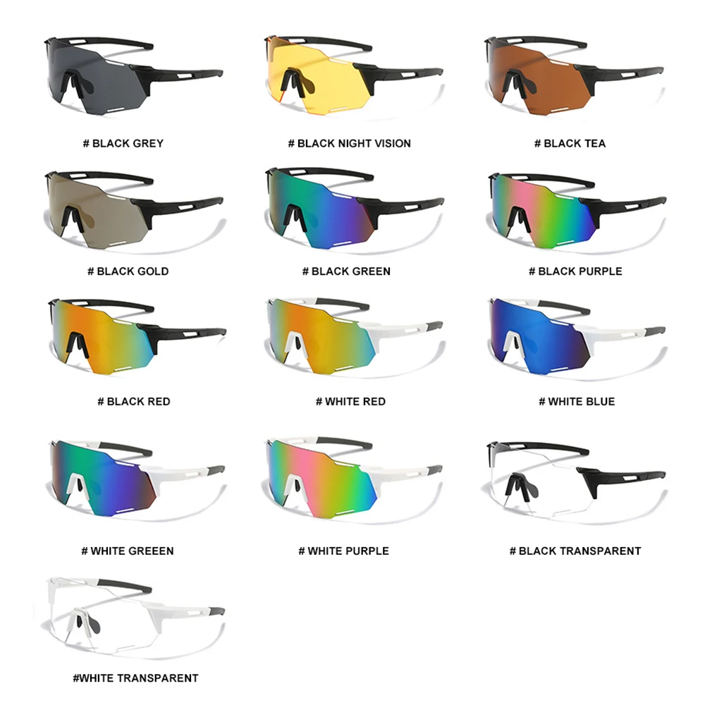 AIELBRO 2023 Cycling Sunglasses Fashion Cycling Eyewear Cycling Glasses UV400 Bicycle Outdoor Sports Sunglasses for Men