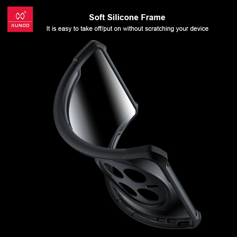 Xundd Phone Case For Huawei Mate 50 Pro Case For Mate 50 Lens Full Protection Fingerprint-Proof Back Cover