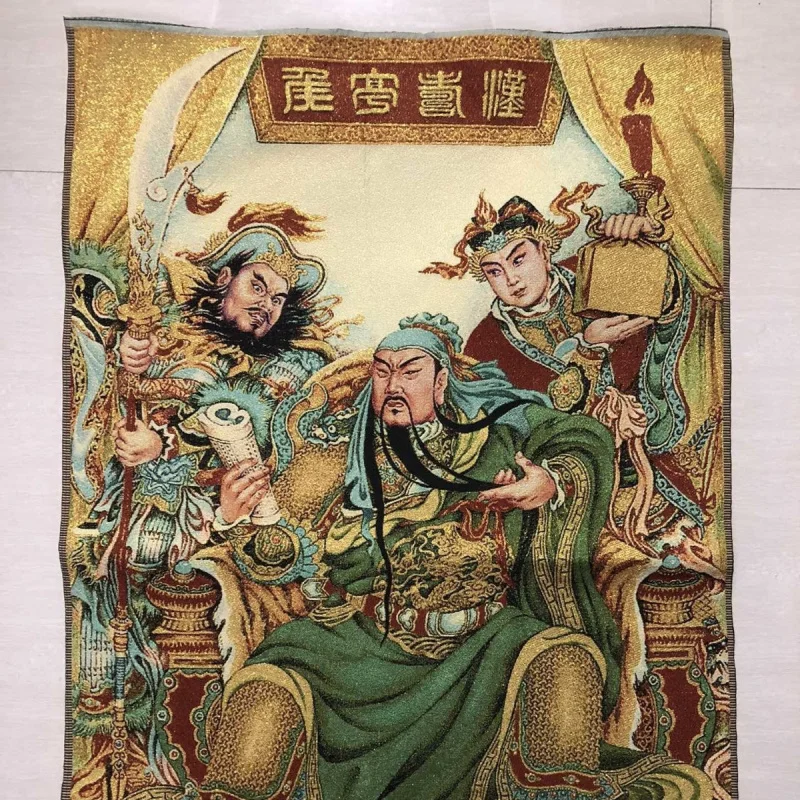 

Оптовая продажа, высокоточная шелковая вышивка Тханка, поделки Цзянсу-Чжэцзян, культура, шелковая вышивка для гостиной, кабинета, входа