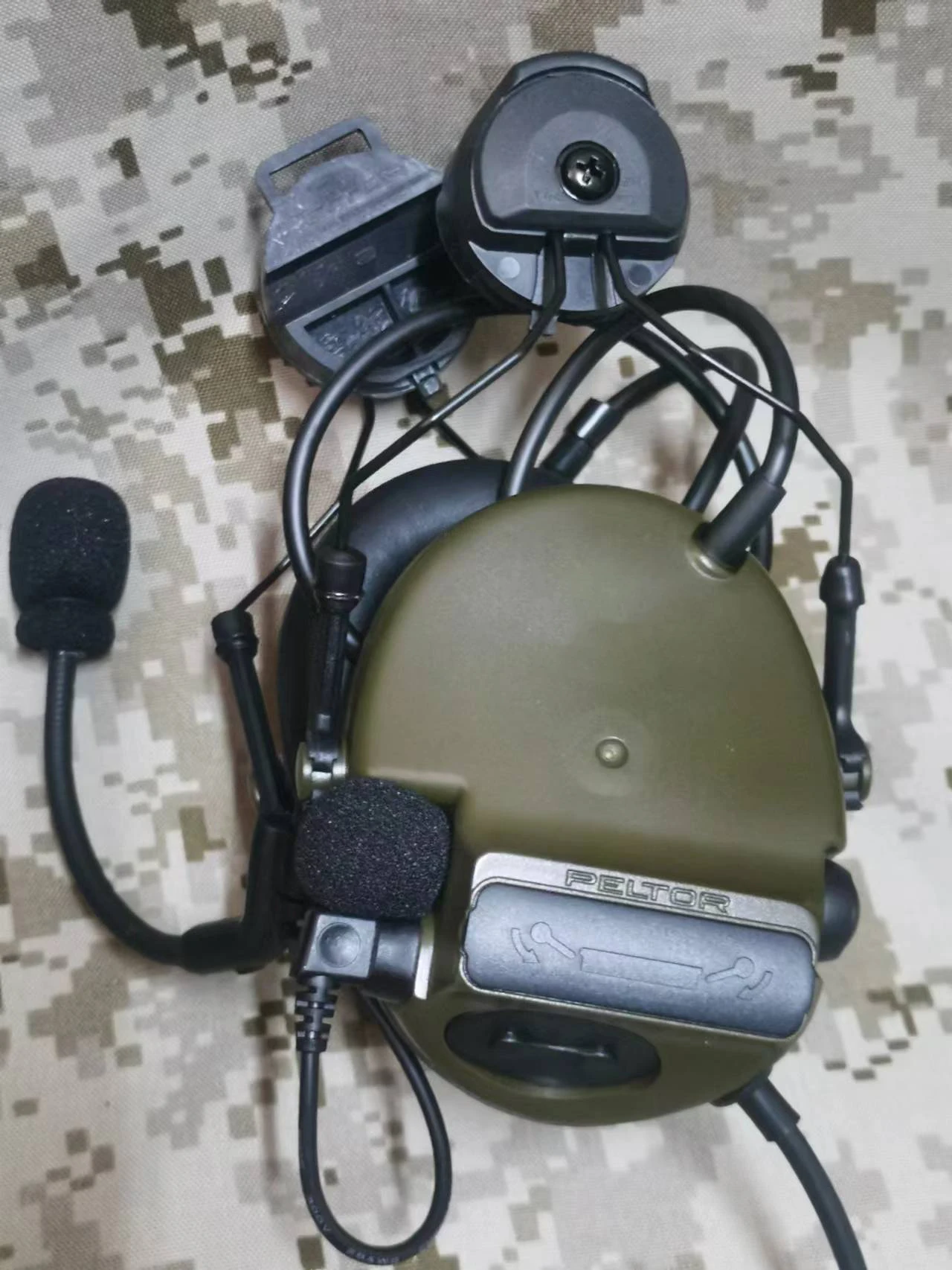 Comtac xpi viポーラーノイズリダクションタクティカルヘッドセット
