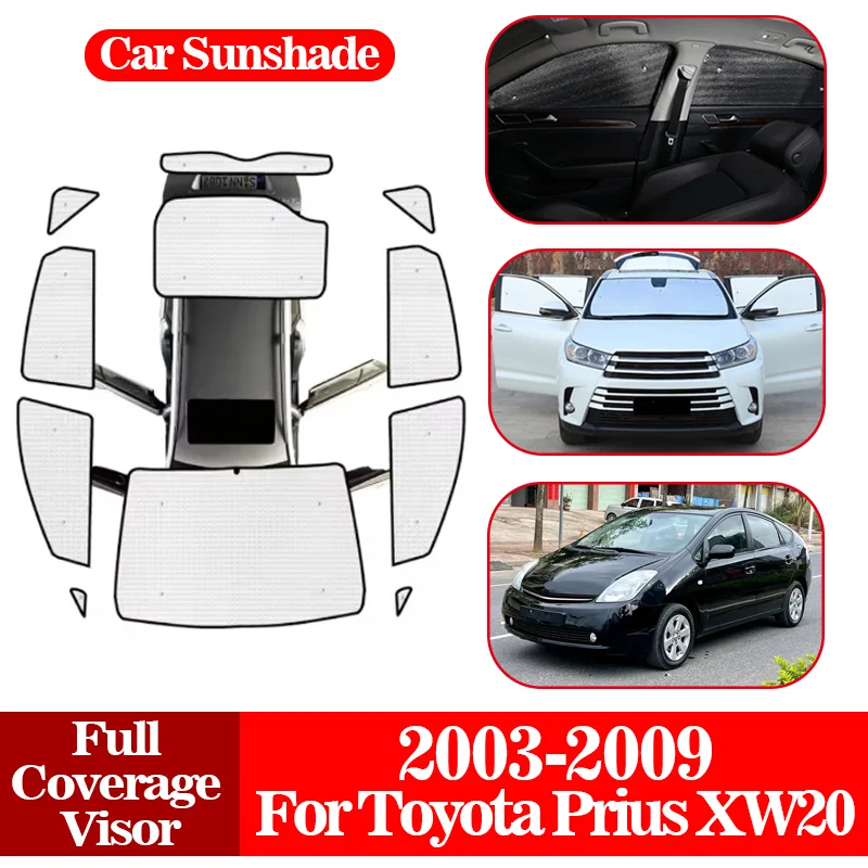 

For Toyota Prius 20 XW20 2003~2009 Car Sunshade Visor Sun Visor UV Protect Reflector Full Coverage Window Windshield Sunshade