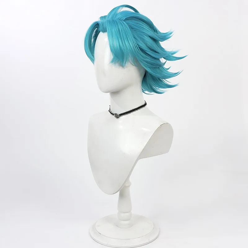 더 스워드 오브 루프테이션 알란 코스프레 가발 레이어드 스파이크 위도우즈 피크 티즈드 루츠 할로윈 선물