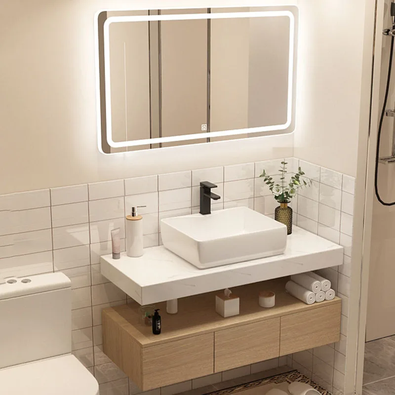 Mueble de Baño Universal con Espejo, Armario para Perfumes, Gabinete para Artículos de Baño, Decoración para el Hogar