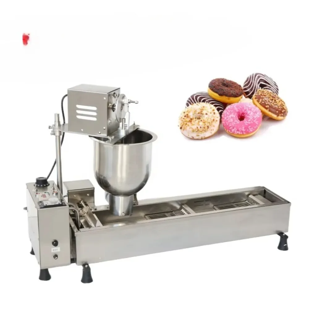 

Commercial Cooking Equipment Snack Machinery Single Row Fryer Donut Maker Donut Machine
