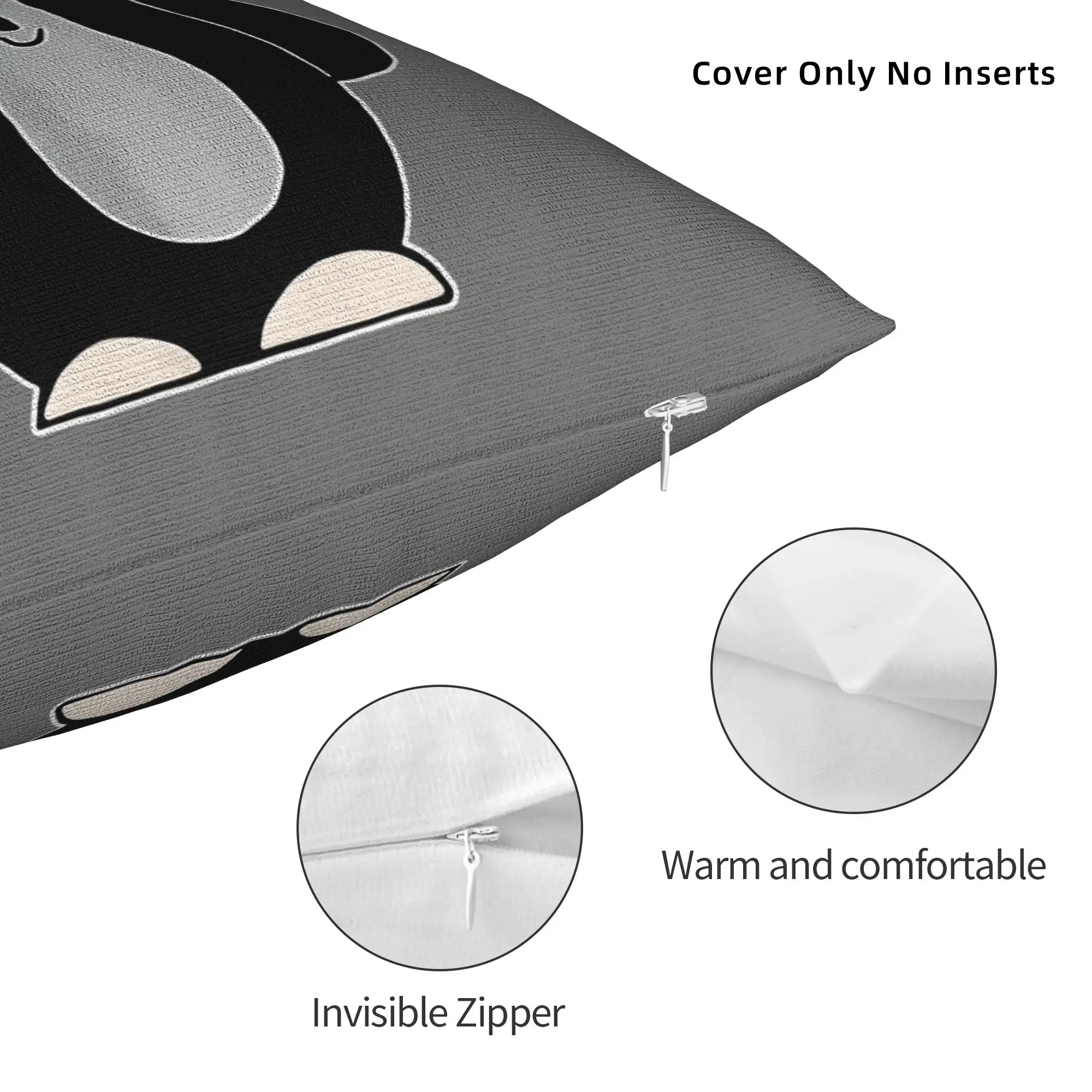 Printing The Little Mole Krtek Pillowcase Polyester Cushion Cover Decorative Cartoon Throw Pillow Case Cover Home Zipper