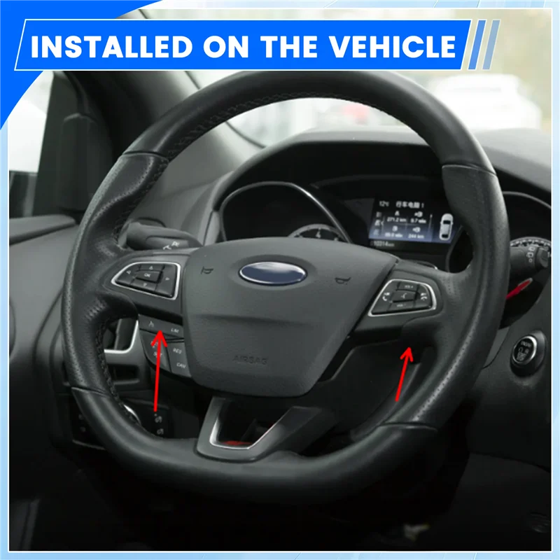 

ABTD-Car Steering Wheel Volume Adjustment Multifunction Button GJ5T-14K147BA GJ5T-14K147AA For Ford Kuga 2017-2020 Focus