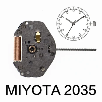 2035 무브먼트 미요타 2035 쿼츠 무브먼트 시계, 3 핸드 무브먼트, 캘린더 수리 부품, 고품질 액세서리, 핫 세일 Best5 2035 무브먼트 미요타 2035 쿼츠 무브먼트 시계, 3 핸드 무브먼트, 캘린더 수리 부품, 고품질 액세서리, 핫 세일 Best5