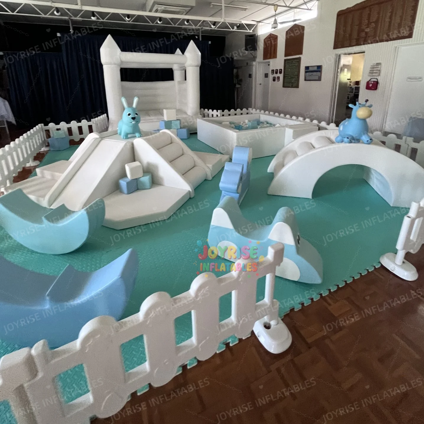 Custom Blue Sea Theme Indoor Soft Play Equipment Factory-Supplied Ball Pit for Baby Outdoor Play