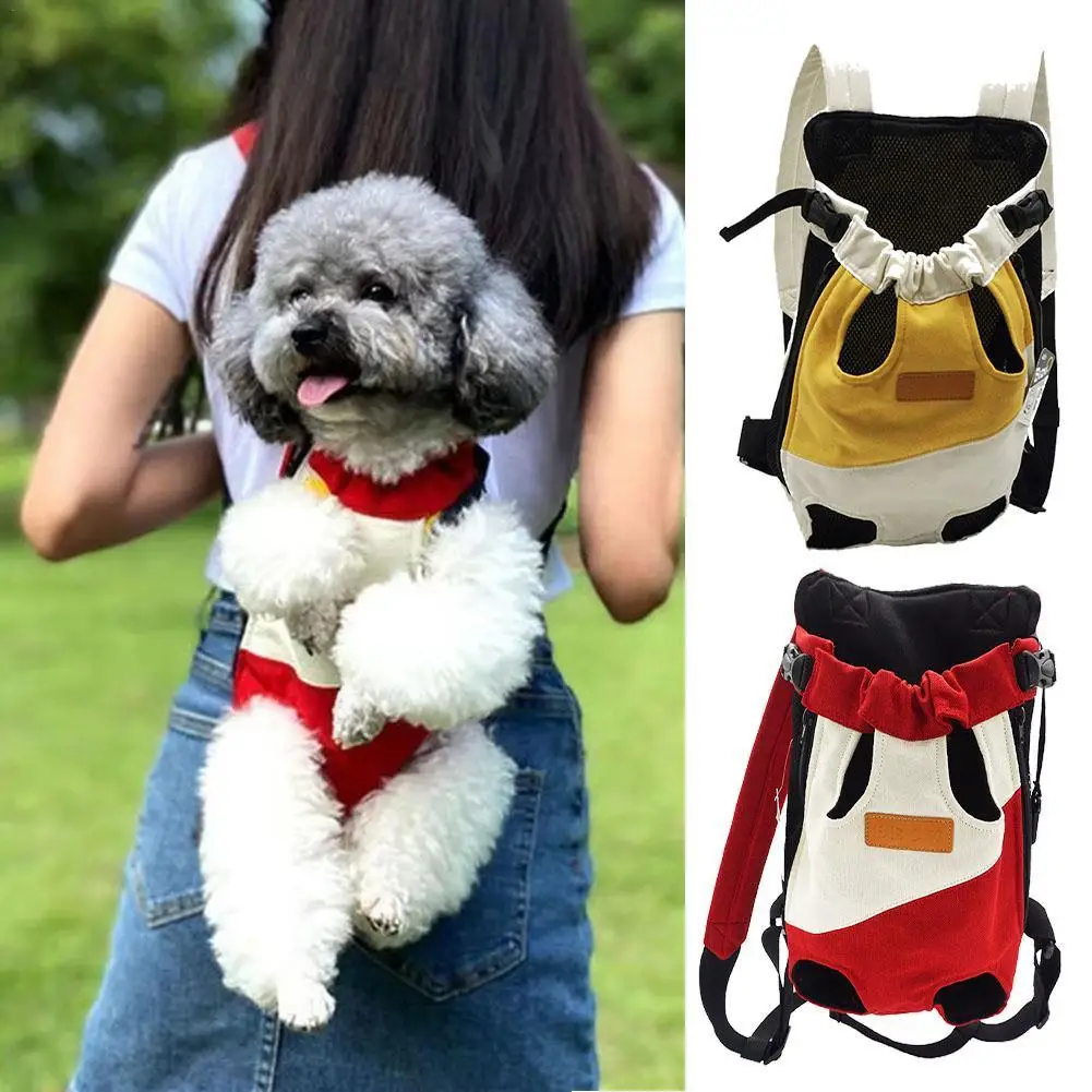 1pcs Carry Cats And Dogs Backpacks Outhood Portable Breathable Adjustable Chest Four Legged Cat And Dog Backpacks Pet Supplies