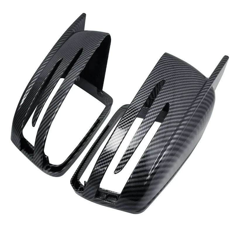 Black Side Mirror Cover Caps For Merceded-Benz C Class W204 2008-2013 C180 C200 C250 C300 C350 C400 C43 C63 C63 S Sport style