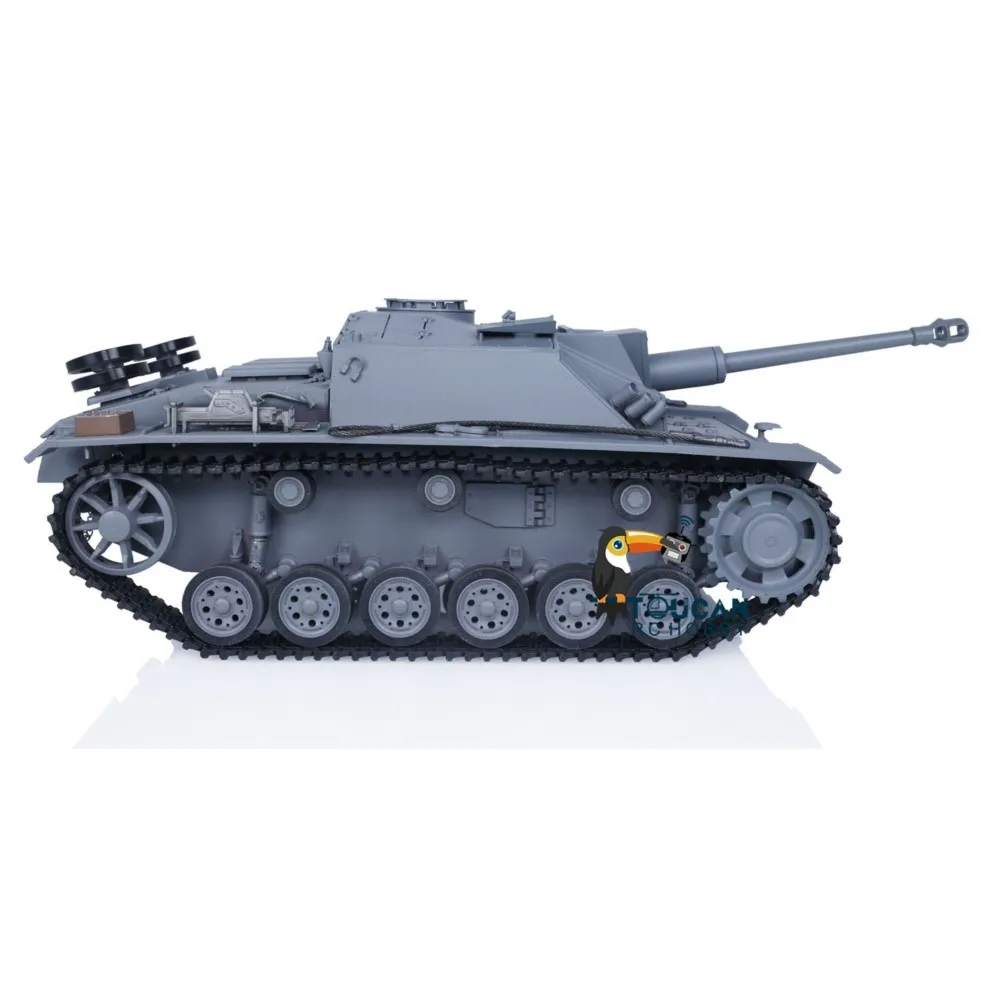 Amerykańska wyprzedaż Mato 100% Metalowy Czołg RC w skali 1/16 Szary Niemiecki Stug III Wersja na Podczerwień RTR 1226