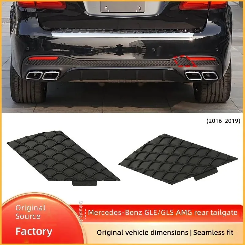 for Mercedes Benz GLE GLS AMG W166 W292 Rear Tow Hook Cover Trailer Hitch Hole Cap 1668859222 Bumper Trim Accessory