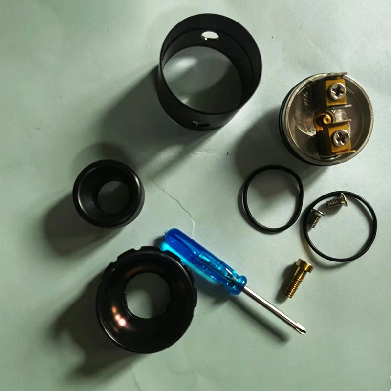 Apocalypse 25mm Yeniden Yapılandırılabilir Tank Dripping 316ss logosuz ayarlanabilir yan hava akışı vs Reckoning kaplama parçası