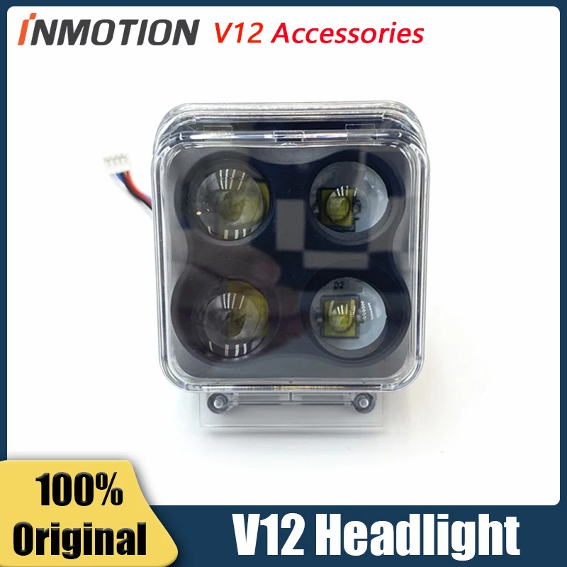 

Original Headlight For INMOTION V12 Unicycle Self Balance Skateboard Front Light Spare Parts Lights Accessories