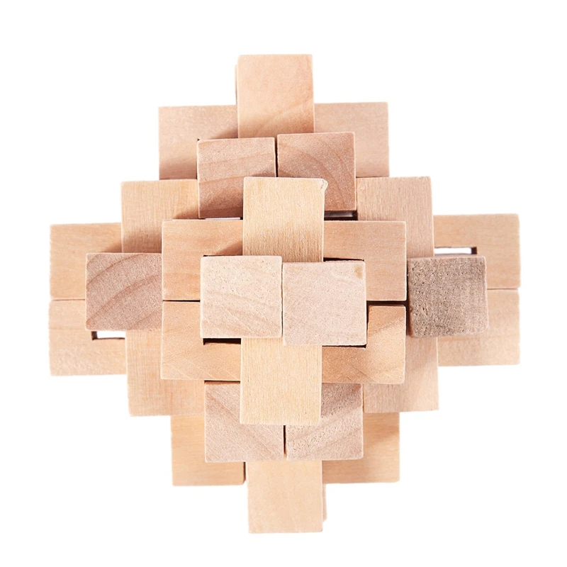 Wood Puzzle Brain Teaser Toy Games For Adults / Kids & Wooden Puzzle Magic Ball Brain Teasers Toy Intelligence Game Sphere Puzzl