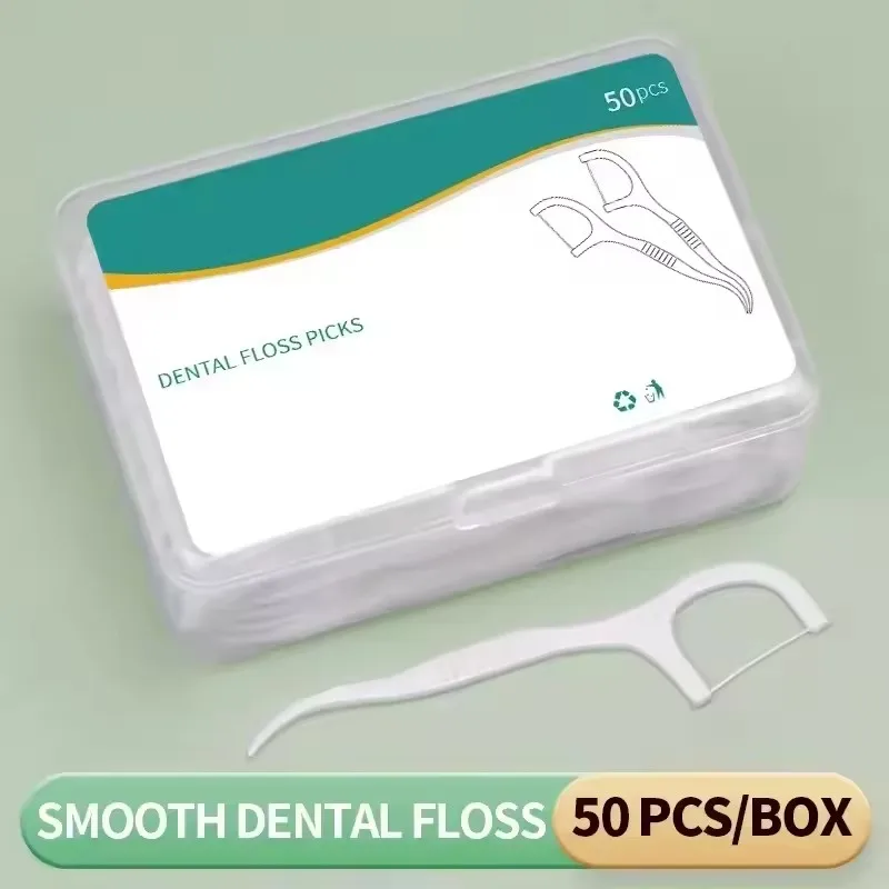 1/3/6/20 Box Portable Disposable Dental Floss Plastic Toothpick High-tension Dental Floss Stick Dental Floss Box ﻿Oral Care - view 3