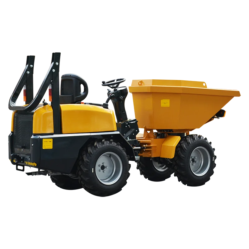

Chinese made dump truck multifunctional tracked hydraulic all terrain narrow space transport dump truck