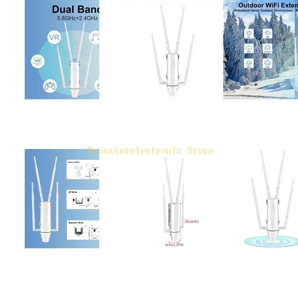 

Двухдиапазонные удлинители G8DB 2,4/5 ГГц, 1200 м, устойчивые к атмосферным воздействиям, расширяют возможности наружного