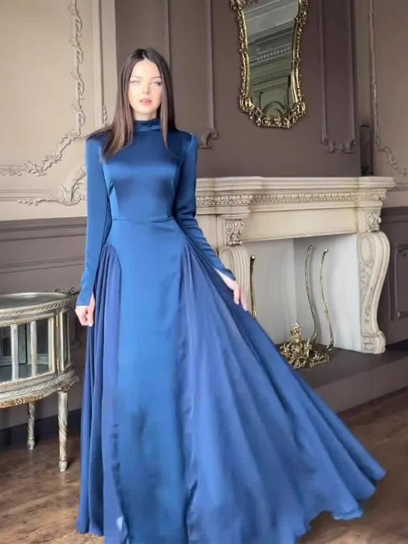 

Ид женское платье мусульманская Абая Рамадан Джалабия однотонные вечерние платья Дубай длинный халат Марокко кафтан повседневные платья Largos 2025