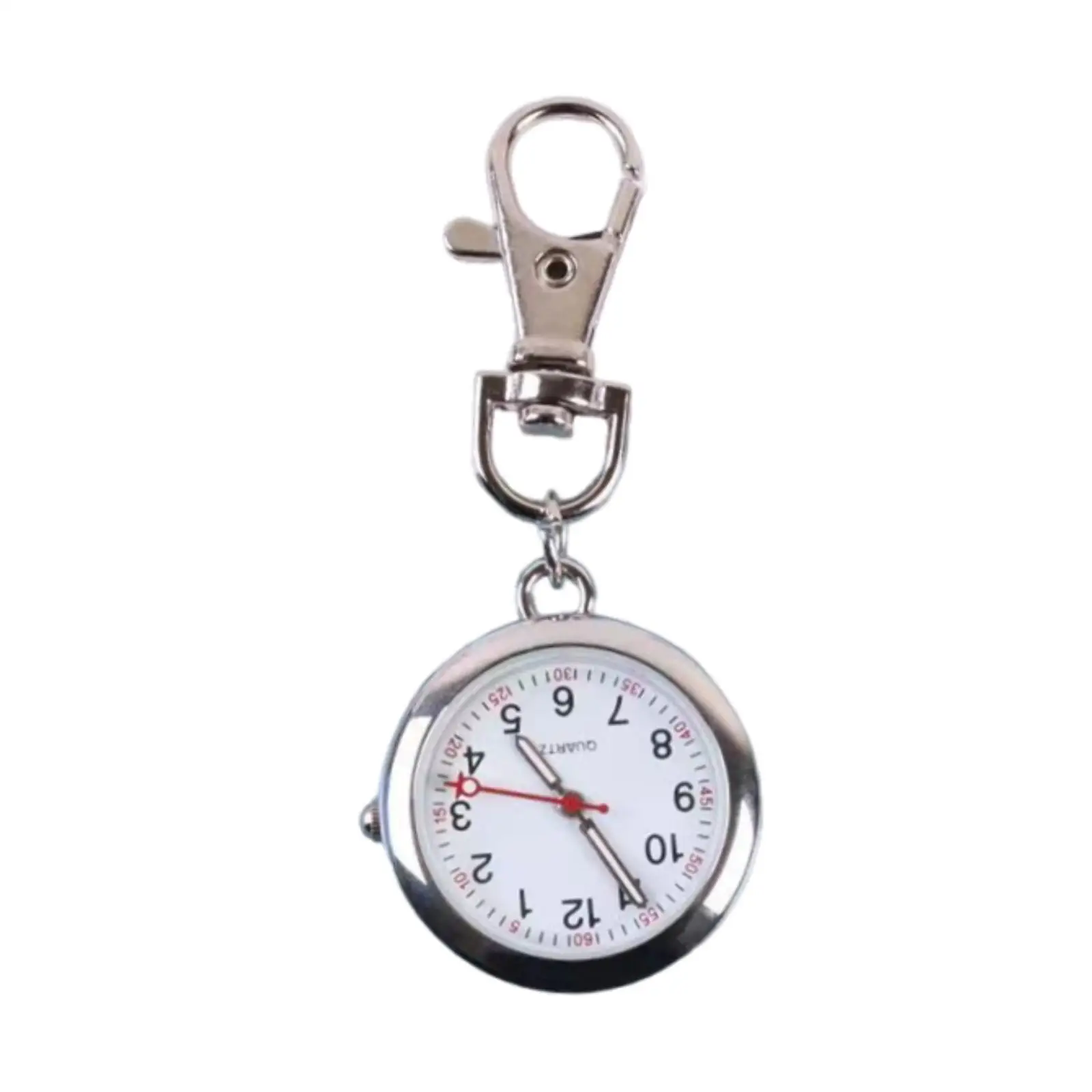 Брелок Карманные Часы Серебряный Цифровой Кулон Повседневный Брелок Для Медсестры Классические Часы Ювелирные Изделия для Женщин Медицинские Профессии