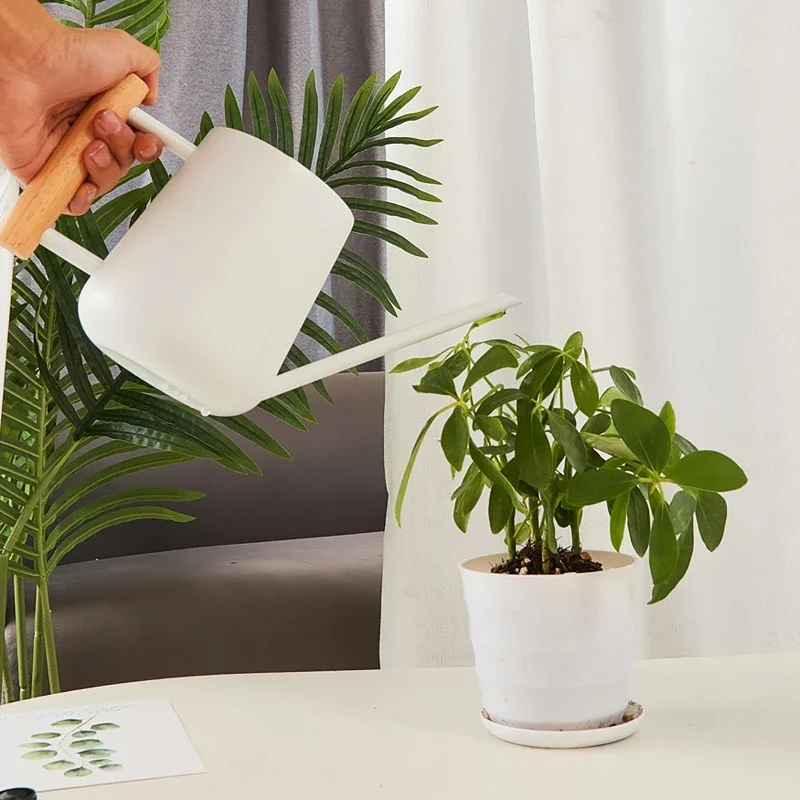 

Stainless Steel Long Mouth Watering Pot Green Plants Flower Watering Can Potted Sprinkler Bottle Home Gardening Cultivation