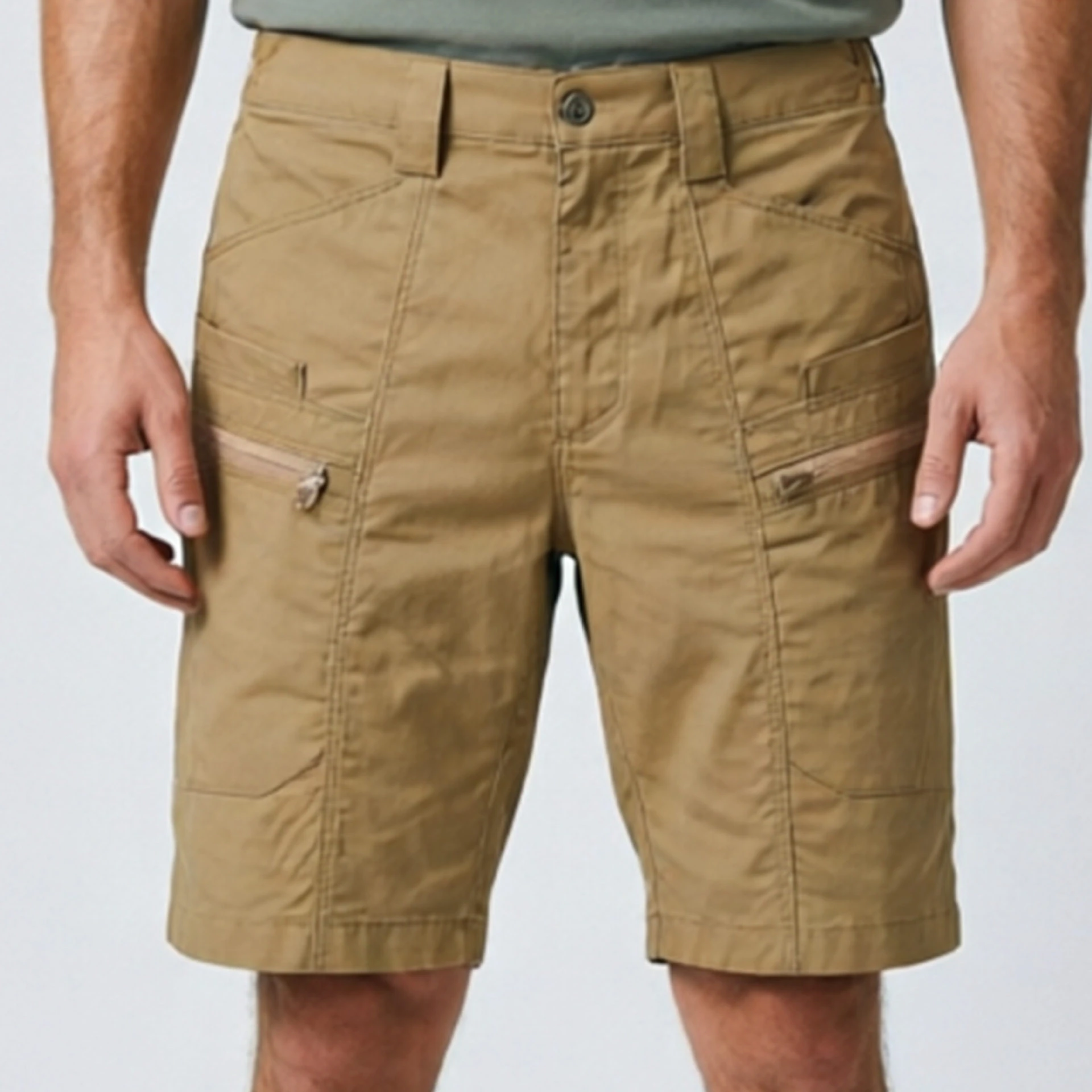 Men's Tactical Cargo Shorts Water-Repellent Multi-pocket Summer Outdoor Hiking Training Shorts