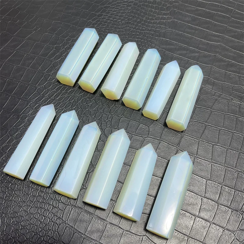 1kg Point Wand Crystal Healing Energy Stone Prisms Room Decor Reiki Polished Stone Prisms Obelisk Carved Column Crafts