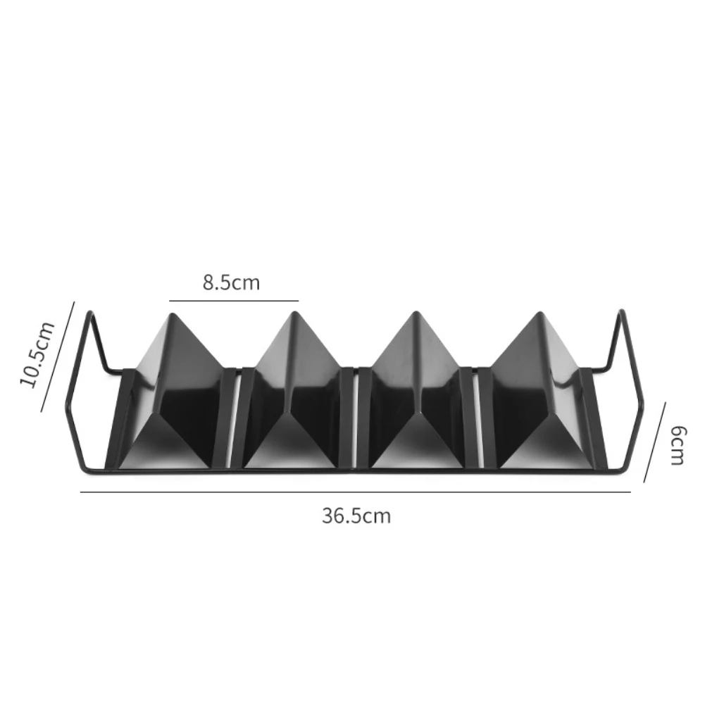 Mexican Pancake Rack Stainless Steel For Taco Holder Stand for Serving Burritos Tortillas with Space Saving Feature