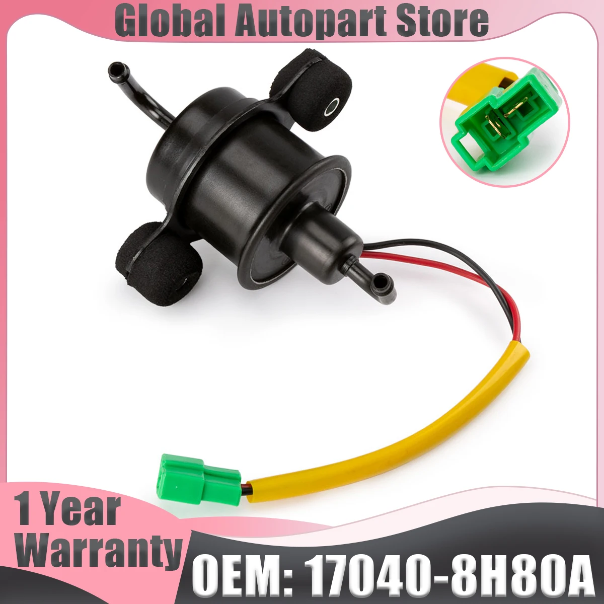 

OEM# 17040-8H80A New External Fuel Pump For Nissan X-Trail XTrail T30 2.2L DCI SUV 2001-2013 170408H800 170408H80A Diesel Repair