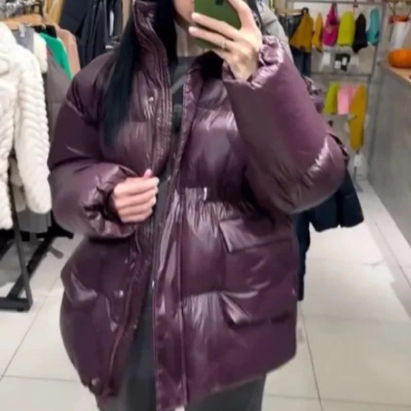 

Шикарная хлопковая куртка с капюшоном в стиле ретро, толстая, теплая, уютная, универсальная дизайнерская верхняя одежда, модная повседневная зимняя стеганая женская одежда