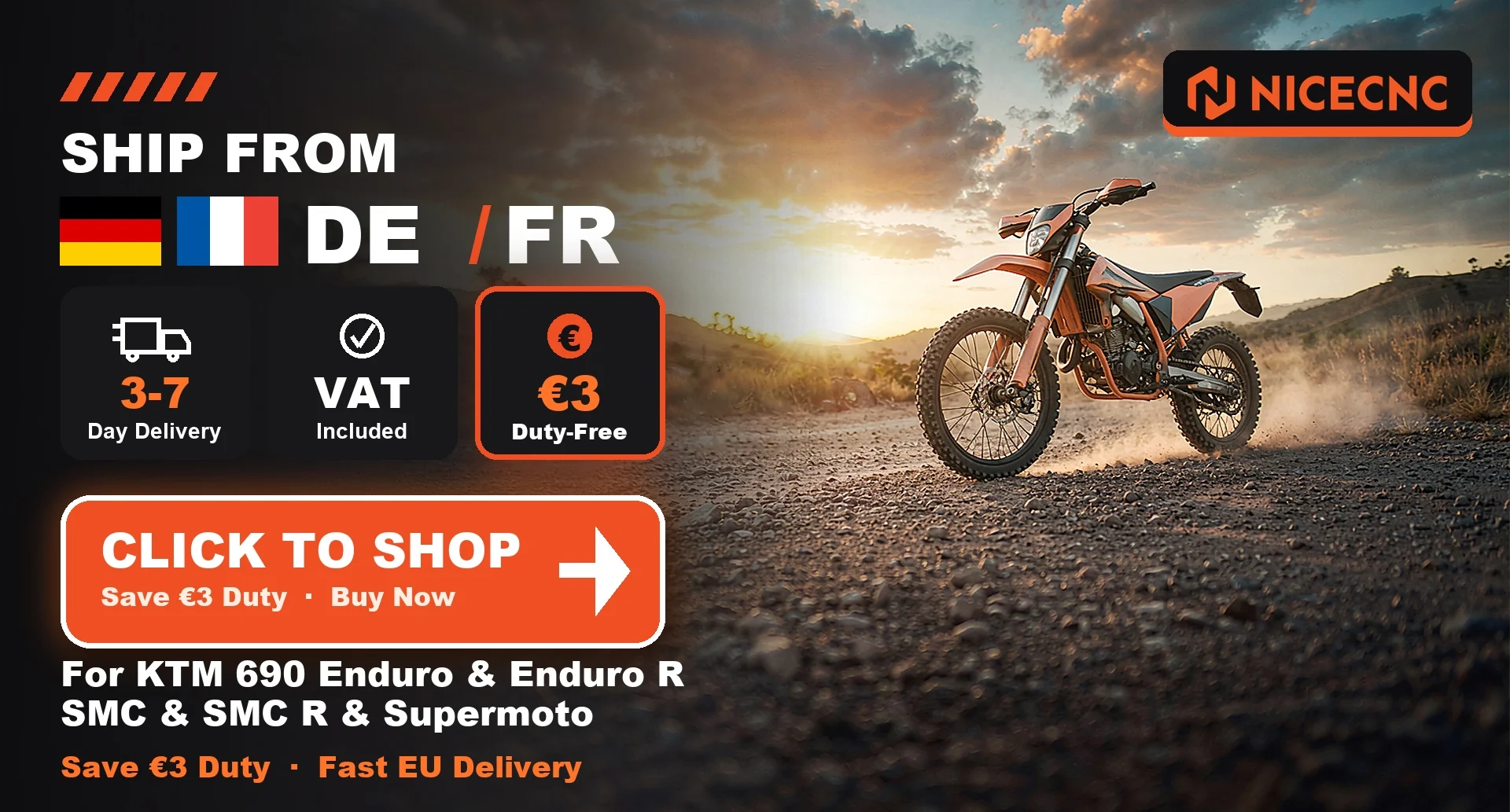 NICECNC für KTM 690 Enduro R SMCR 690 SMC R 2011–2018 Bremspedalhebel Husqvarna 701 Enduro Supermoto 2016–2019 – Detail 1
