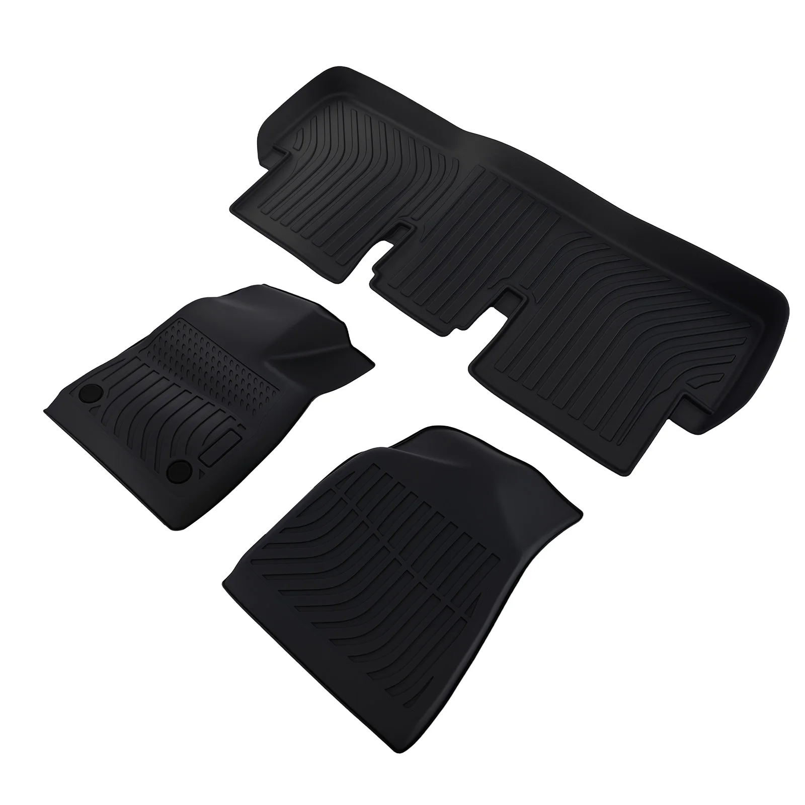 

Black Floor Mat Liner for Tesla Model 3 2024-2025 TPE Waterproof Anti-Slip