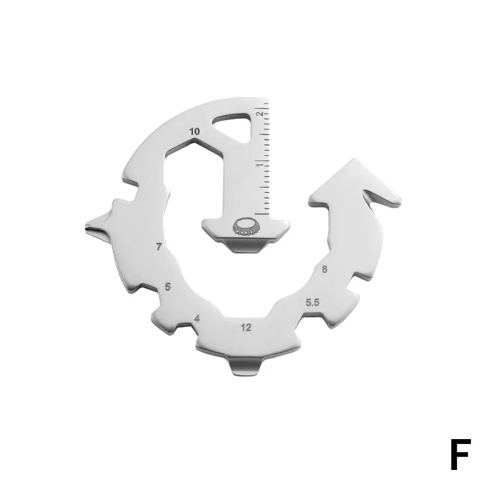 EDC Multi-function Keychain Tool Card Multi-functional Material Widely Tools Applicable Compact High-quality Design Portabl C9U3