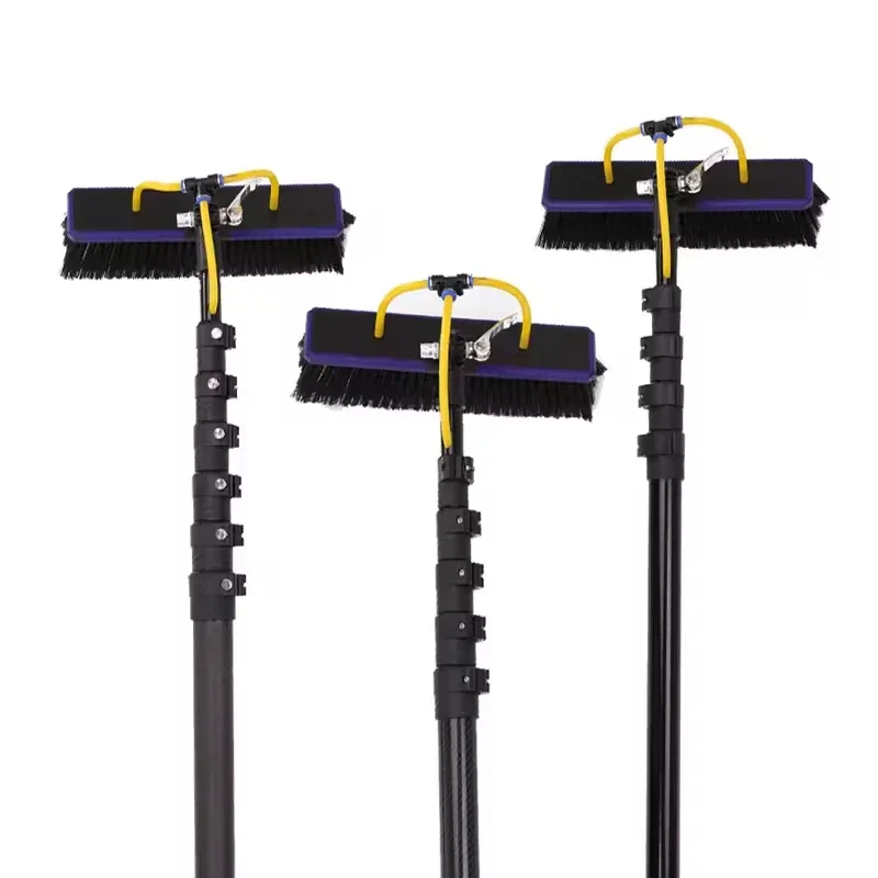 High Altitude Telescopic Cleaning Tool Low Pressure Retractable Glass Exterior Wall Cleaner for Cleaning
