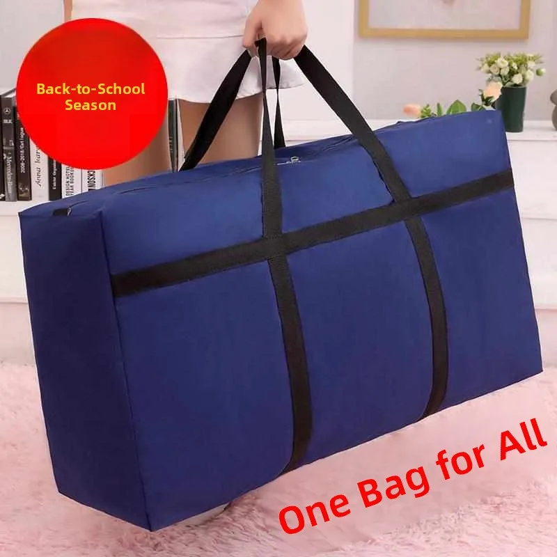 

Moving Storage Bag Oxford Cloth Canvas Woven Snake Skin Waterproof Shipping Extra Large Capacity Packing Pocket for Travel