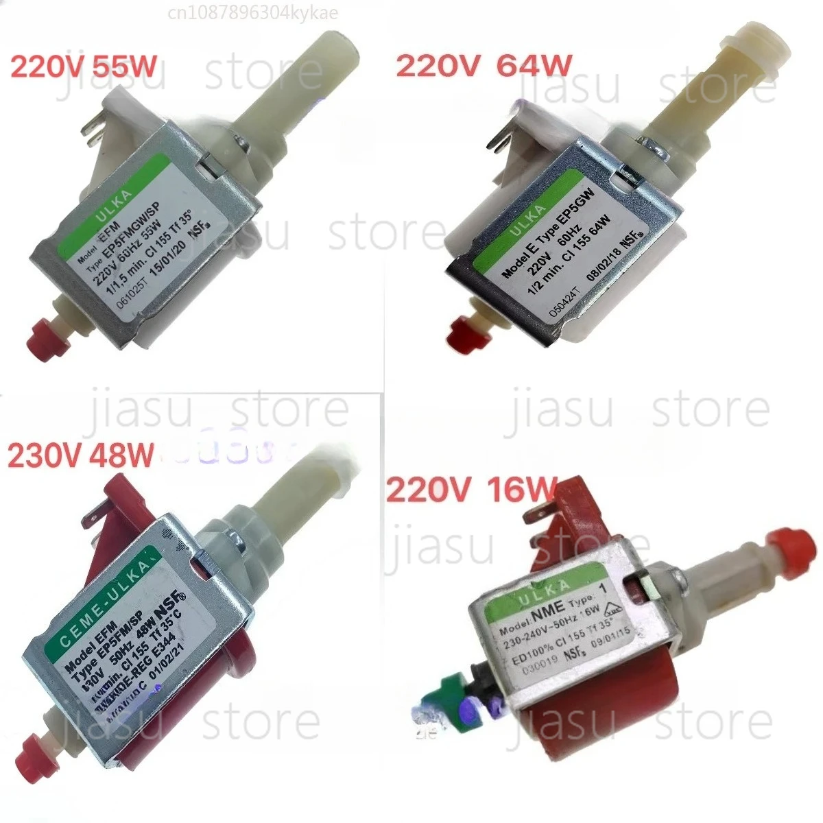 

ULKA EP5FM/SP 48W 230V 50Hz Coffee Machine / Esspresso Machine Solenoid Vibratory Water Pump for DeLonghi