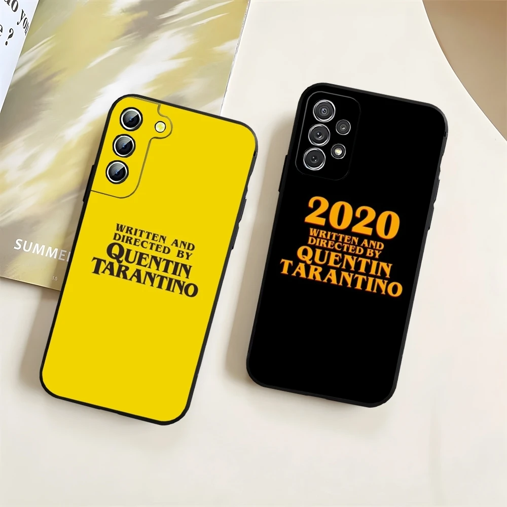 Written Directed Quentin Tarantino Phone Case for Samsung Galaxy S23 S24 S20 S21 S22 Ultra Fe Plus M54 A34 A54 A24 A52 A53 Coque