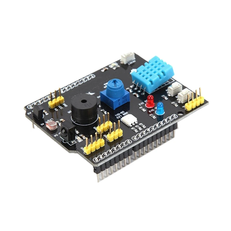 Placa de expansão multifuncional, temperatura e umidade, campainha de temperatura LM35, 9 em 1