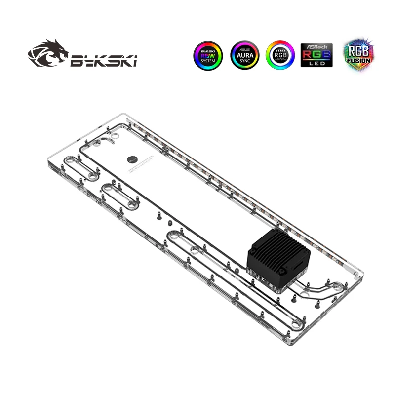 Bykski Case Distro Plate For Phanteks 620PC Waterway Board Cooler Custom For Intel AMD CPU Water Block And Video Card Cooling