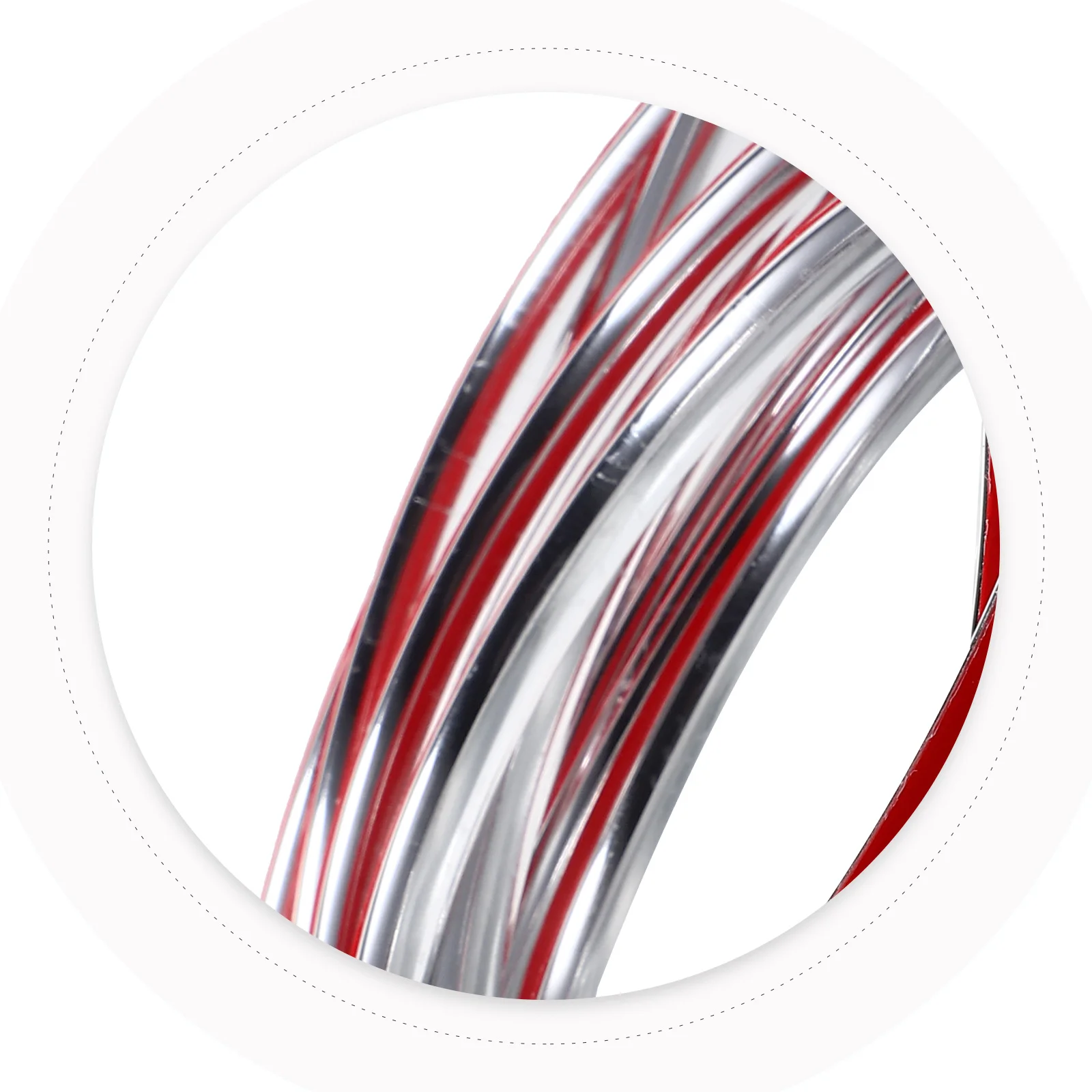 

Decorating Waterproof Seams Multifunctional Self-adhesive Mouldings Decorative Molding Trim Flexible Silver Wall