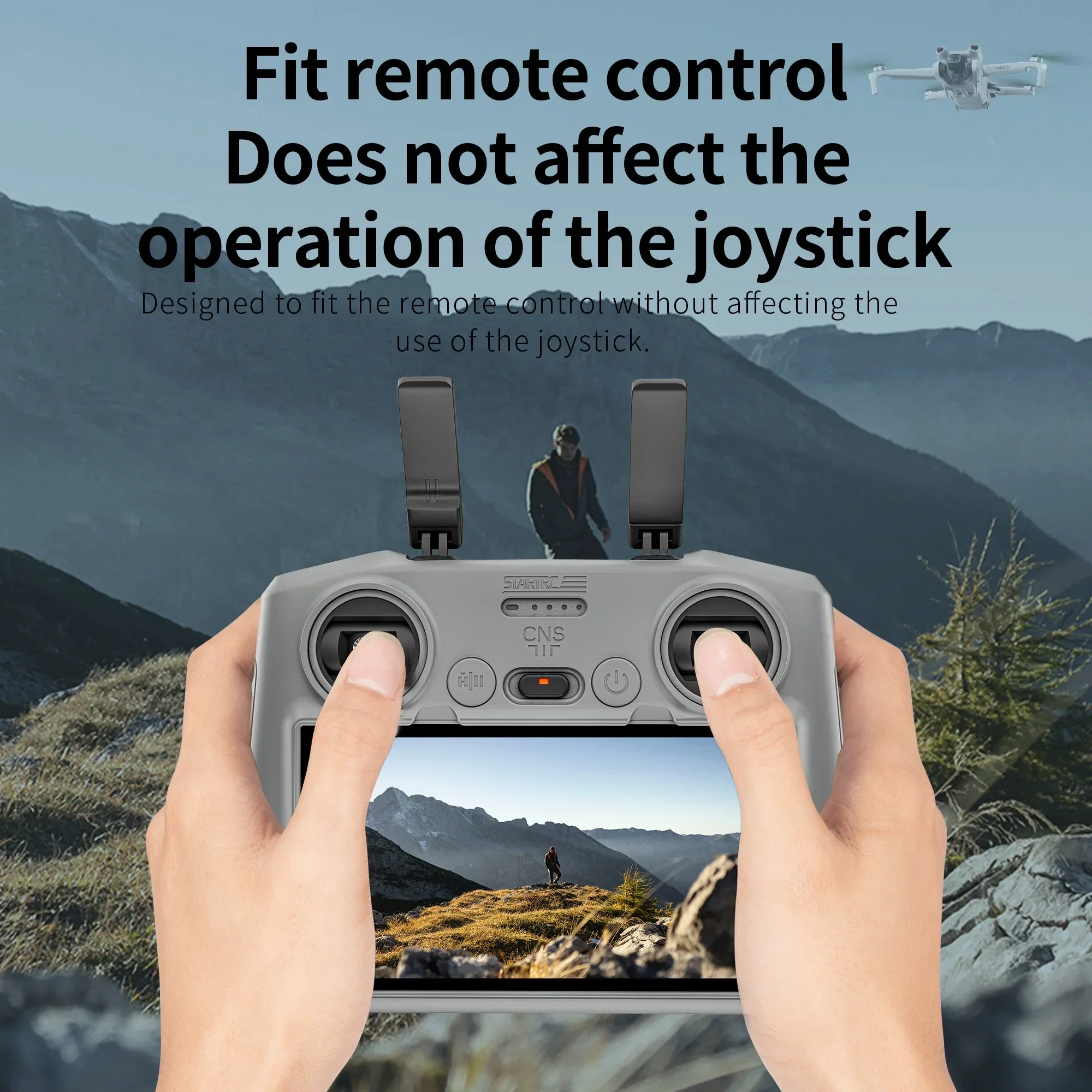 Powerwin-dji rc 2およびrcリモコン用の防塵シリコンカバー,dji air 3,mini 4 pro用の保護ケース,ドローンアクセサリー