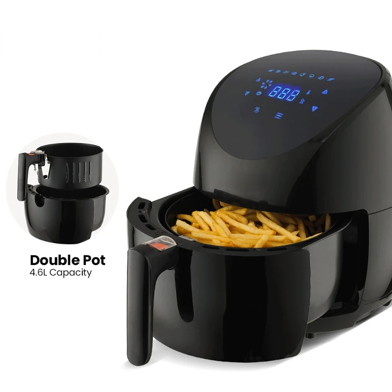 MIUI 4.6L Electric Air Fryer Oven MI-CYCLONE 360°Baking LED Touchscreen Deep Fryer without Oil Top Configurations Flagship