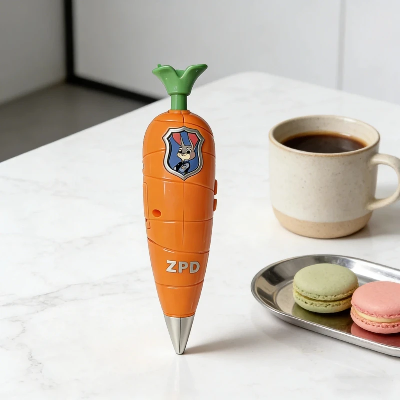 Neuer Karotten-Modell Aufnahmestift |   für Kinder |   60er Jahre Mini-Rekorder |   2-in-1 Gelstift-Modellspielzeug