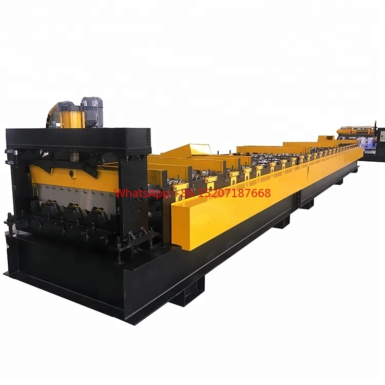 0.7~1.5mm Galvanized sheet Steel Floor Decking Roll Forming Machine for building